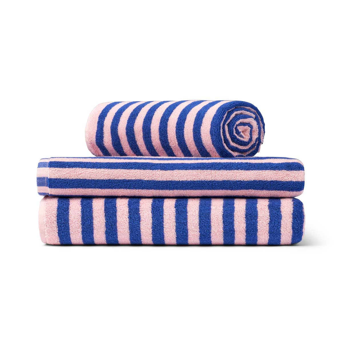 Naram håndklæde - Dazzling Blue & Rose